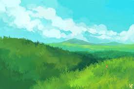 Pleasant By Susiron On Deviantart Environment Painting Environment Concept Art Anime Background