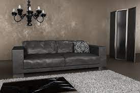 Luxury Dark Grey Metropolitan Penthouse Leather Sofa Leather Couches Living Room White Leather Couch Grey Leather Sofa