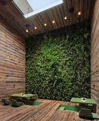 Contemporary Japanese Restaurant Interior Vertical Garden Design Architecture Design Architecture