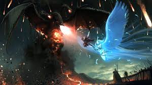 Fantasy Dark Vs Light Hd Wallpapers Fantasy Art Fantasy Dragon Dragon Art