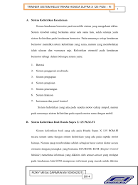 Xband rough font download free truetype. Panduan Praktikum Trainer Sistem Kelistrikan Honda Supra X 125 Pgm