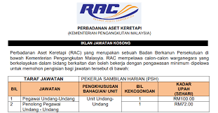 Jawatan Kosong Di Perbadanan Aset Keretapi Jobcari Com Jawatan Kosong Terkini