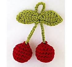 Taschenbaumler Kirschen Schlusselanhanger Kostenlose Hakelanleitung Hakeln Anleitung Hakelanleitung Schlusselanhanger Selber Machen