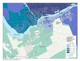 La national capital region (francese: French Speaking Population By Neighbourhood In Canada S National Capital Region Mapporn