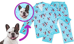 The socks were thick, which were a nice surprise (make it extra comfy) and the picture. Custom Pet Photo Pajamas Cuddle Clones