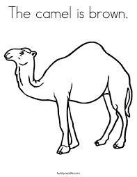 Set off fireworks to wish amer. The Camel Is Brown Coloring Page Twisty Noodle