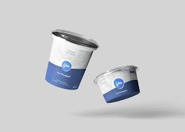 Yogurt Package Mockup Free Mockups Pixelify Net