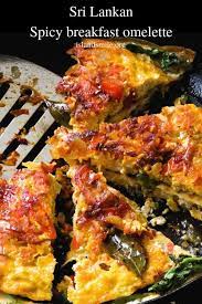 Sri Lankan Spicy Breakfast Omelet Family Favorite Island Smile Recipe Brunch Recipes Breakfast Dishes Recipes