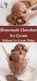 This Homemade Chocolate Ice Cream Is A Real Treat Made With Luxurious Vanilla Past Chocolate Ice Cream Recipe Homemade Chocolate Ice Cream Chocolate Ice Cream