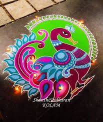 I really wanted to draw a peacock, so my teacher printed one out. 120 Peacock Rangolis Ideas Rangoli Designs Peacock Rangoli Rangoli Designs Diwali