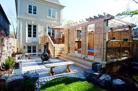 A garden tub is a soaking tub, always freestanding, oval shaped and deep enough to submerge the english took this idea and began incorporating these bathtubs for home use, with the general idea of garden vs standard tub comparison. Install The Hot Tub In The Garden 25 Ideas To Make The Patio Interior Design Ideas Ofdesign