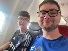 On our way 13.40 flight