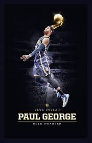Paul george dunks in the 2014 dunk contest. Paulgeorge Dunk Sport Poster Design Paul George Posters Sports Graphic Design