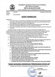 Tanpa adanya kop, surat akan dianggap tidak profesional dan kurang sopan. Surat Edaran Pemerintah Desa Desa Karangsari Nomer 443 2 30 Website Karangsari