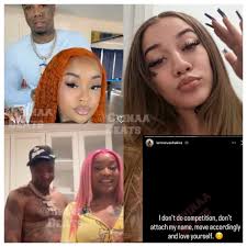 Naveah with a message after reactivating her page 👀 #blueface #stunnagirl  #Naveah