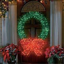 Some of the most reviewed products in christmas wreaths are the national tree company 24 in. 48 Lighted Crystal 3 D Outdoor Christmas Wreath Decoration Christmas Wreaths With Lights Outdoor Christmas Garland Christmas Lights Garland