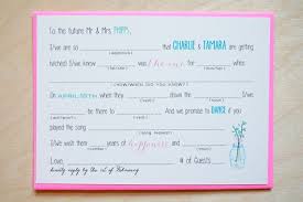 Custom Madlib Rsvp Card Wedding Table Games Wedding Invitations Rsvp Fun Bridal Shower Games