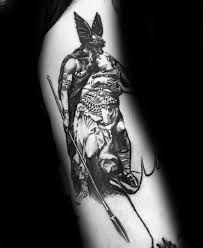 We have valkyrie tattoo ideas, designs, symbolism and we explain the meaning behind the tattoo. Top 30 Valkyrie Tattoos For Men