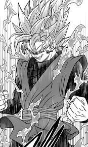 Download Caption: Epic Manga Illustration of Black Goku Wallpaper |  Wallpapers.com