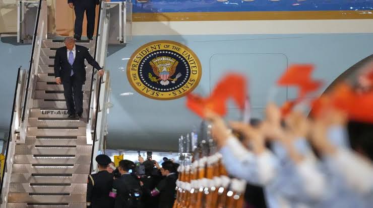 Trump arrives in Beijing for talks with China's Xi on Iran war