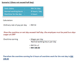 You were not absent on the working day immediately before or your monthly gross salary already includes payment for the holiday, so your. Overtime Calculator For Payroll Malaysia Smart Touch Technology