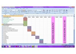 Gantt Chart Update 4th Nov