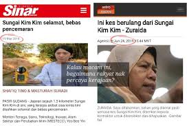 Memahami sebatian kimia mencemarkan sungai kim kim. Pencemaran Toksik Jangan Perjudi Nyawa Rakyat Pak Din