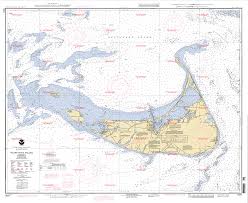 Nantucket Nautical Map Sail Prints Nantucket Map