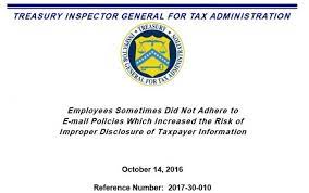 A report from the treasury inspector general for tax administration shows crypto exchanges are taking different approaches to tax compliance. Tigta Says Irs May Have Compromised Personal Information Of Millions Center For Agricultural Law And Taxation