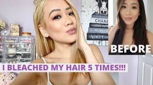 BLEACHING MY HAIR AT HOME