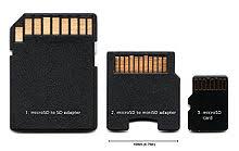 You can then slip that in your computer if you have an sd slot or sd reader. Sd Card Wikipedia