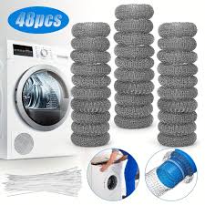Ocervd 48 Pack Washing Machine Lint Traps with 48 Nylon Cable Ties, Laundry  Mesh Washer Sink Drain Hose Screen Filter the Laundry Water Lint Trap Snare  Net Rustproof Lint Catcher - Walmart.com
