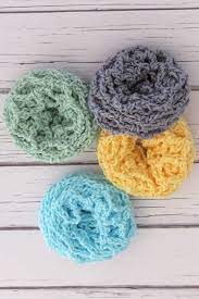 Materials for the crocheted dish scrubby: Best Crochet Scrubbie Free Pattern Unroll To Clean Crochet Dreamz