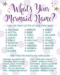 What S Your Mermaid Name Mermaidinspiration Mermaid Inspiration Seashell Goddess Ocean Sea Mermazing Mermaid Names Mermaid Party Games Unicorn Names