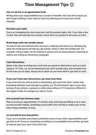Time Management Tips Worksheet Therapist Aid Time Management Worksheet Time Management Tips Time Management Activities