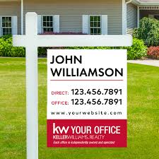 Check spelling or type a new query. 24x30 White Keller Williams Yard Sign Agentstore Com