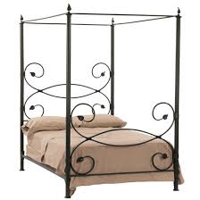 Canopy beds were once a statement of luxury. Leaf Iron Canopy Bed Wrought Iron Beds Iron Canopy Bed Iron Bed
