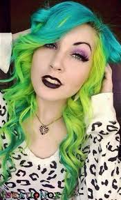 Hannah Hospital Green Hair Hair Pinterest Green Hannah Hospital Pinterest Greenhairmakeup Neon Green Hair Green Hair Colors Green Hair
