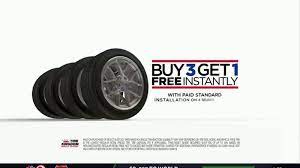 Goodyear reserves the right to substitute a check of equal value in lieu. Tire Kingdom Tv Commercial Buy Three Get One Free Credit Card Ispot Tv