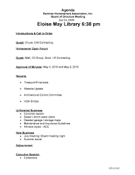 Homeowners Association Meeting Agenda Template Meeting Agenda Meeting Agenda Template Agenda Template