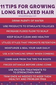 11 Tips For Growing Long Relaxed Hair Long Relaxed Hair Relaxed Hair Relaxed Hair Growth
