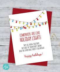 Birthday Card For Coworker Coworker Card Funny Christmas Card Christmas Card Xmas Card Quirky Snarky Gree Funny Christmas Cards Diy Christmas Card Sayings Funny Christmas Greeting Cards