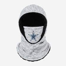 Dallas Cowboys Heather Grey Big Logo Hooded Gaiter In 2021 Dallas Cowboys Dallas Cowboys Hats Dallas Cowboys Coaches