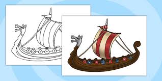 More water transport coloring pages. A4 Viking Boat Template Cut Out Ks2 History Teacher Made