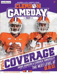 Do you like this video? Troy By Clemson Tigers Issuu