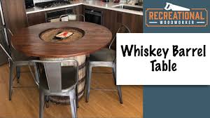 See more ideas about wine barrel, barrel table, wine barrel table. Whiskey Barrel Table Build Youtube