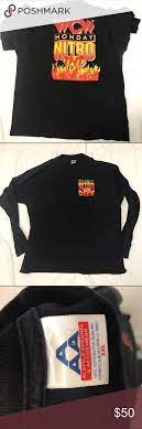 Vintage Wcw Staff Long Sleve Vintage Shirts Long Sleeve Shirts Long Sleeve Tees