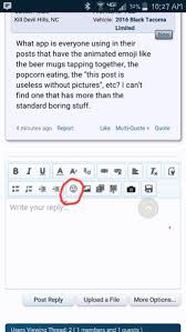 View and download toyota 2016 tacoma owner's manual online. Emoji App Tacoma World