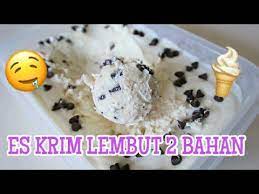 Es batu adalah salah satu bahan penting untuk membuat menu takjil yang menyegarkan.hem, lihat gambar es cream diatas bikin lidah saya tergilur untuk coba membuatnnya dirumah, minuman yang memiliki struktur lembut ini memiliki banyak hiasan contohnnya, buah leci. Resep Es Krim Paling Mudah 2 Bahan Disuruh Jualan Youtube