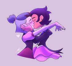 Luz and amity kiss fanart